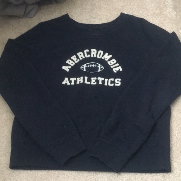 Abercrombie & Fitch Sweaters - Abercrombie and Fitch navy sweatshirt